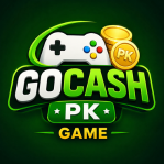 Gocashpk Game feature image showing app logo and mobile gaming design.